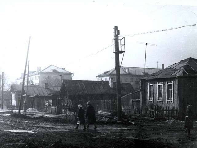 Улица Пароходная в 1968 году